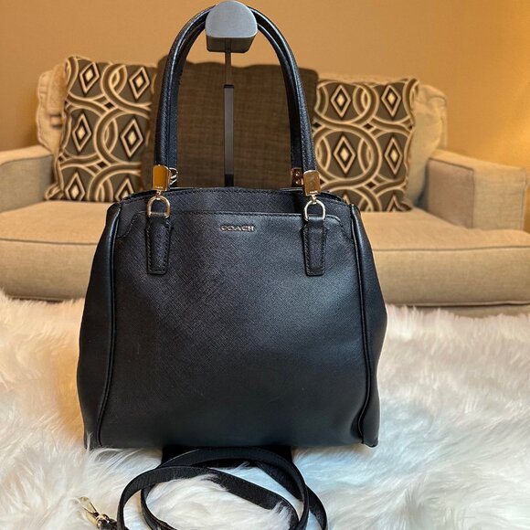 Coach Minetta Crossgrain Leather Satchel/Crossbody Handbag - Picture 3 of 12